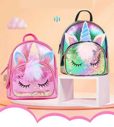 8” UNICORN Shining Bagpack For Girls (1-4) Age